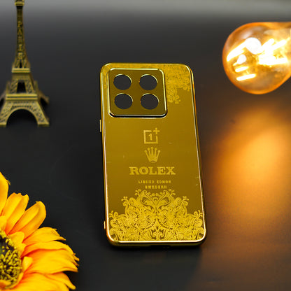 Radiant Gold Crafted Luxury Metal Case - OnePlus