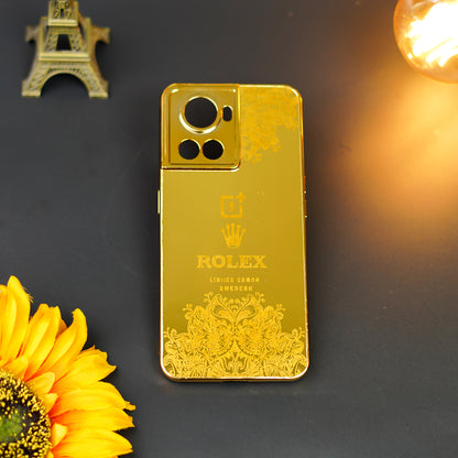 Radiant Gold Crafted Luxury Metal Case - OnePlus