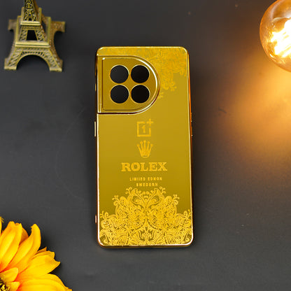 Radiant Gold Crafted Luxury Metal Case - OnePlus