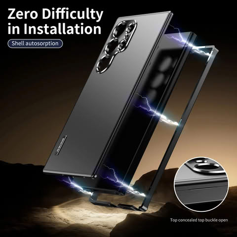 Galaxy S Series Luxury Magnetic Metal Frame Case