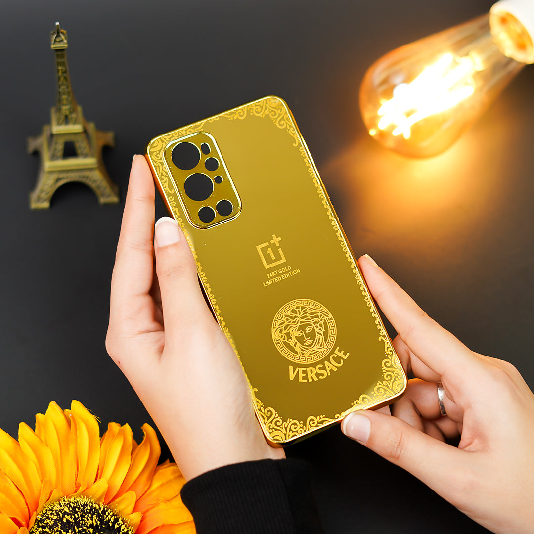 Radiant Gold Crafted Luxury Metal Case - OnePlus