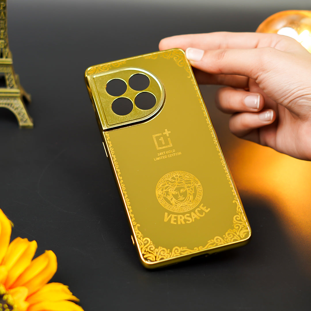 Radiant Gold Crafted Luxury Metal Case - OnePlus