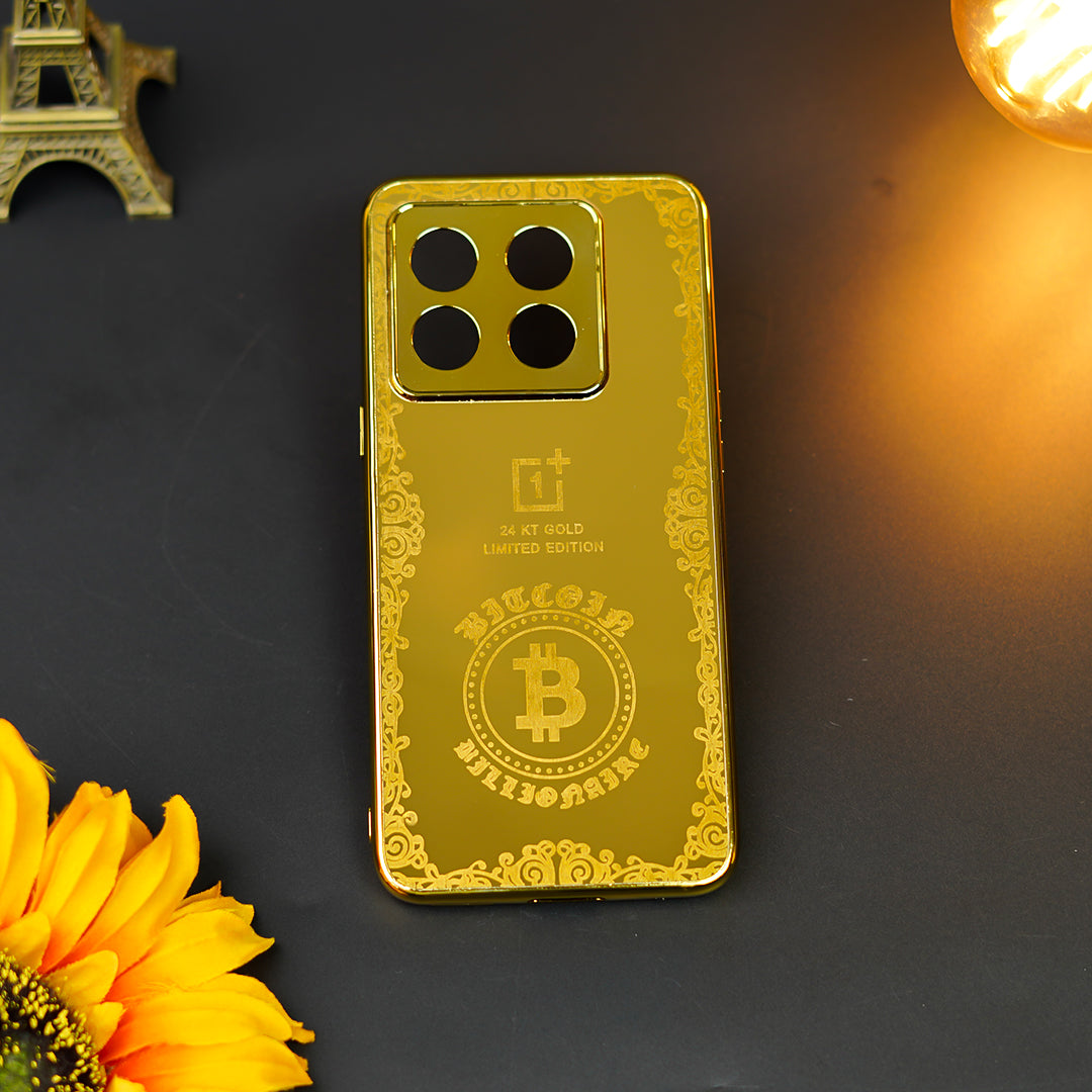 Radiant Gold Crafted Luxury Metal Case - OnePlus