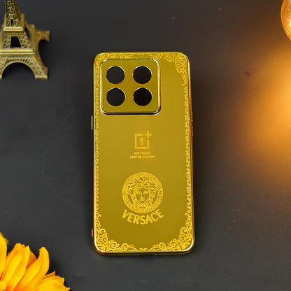 Radiant Gold Crafted Luxury Metal Case - OnePlus