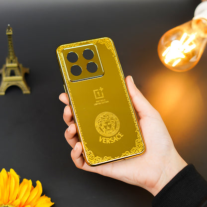 Radiant Gold Crafted Luxury Metal Case - OnePlus