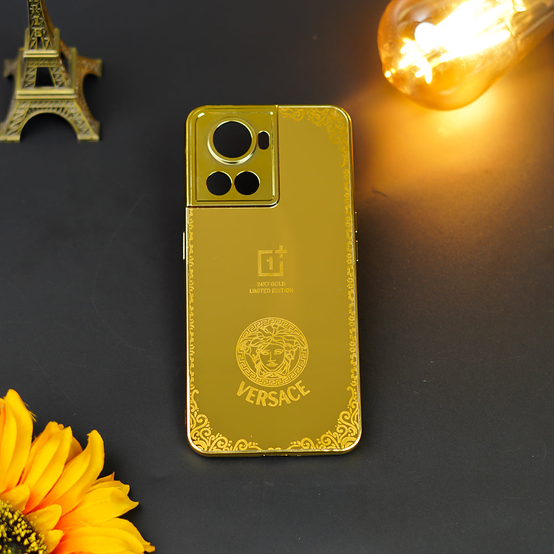 Radiant Gold Crafted Luxury Metal Case - OnePlus