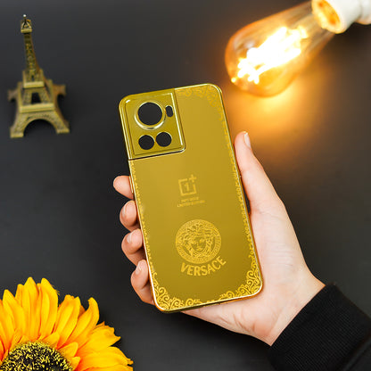 Radiant Gold Crafted Luxury Metal Case - OnePlus