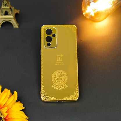 Radiant Gold Crafted Luxury Metal Case - OnePlus