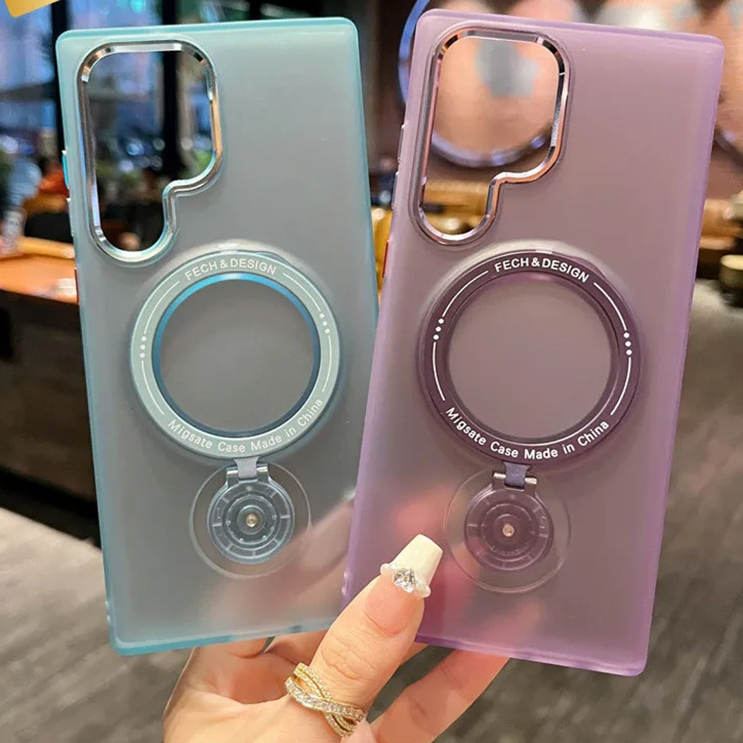 Anti Fall Magnetic Kickstand Magsafe Case - Samsung