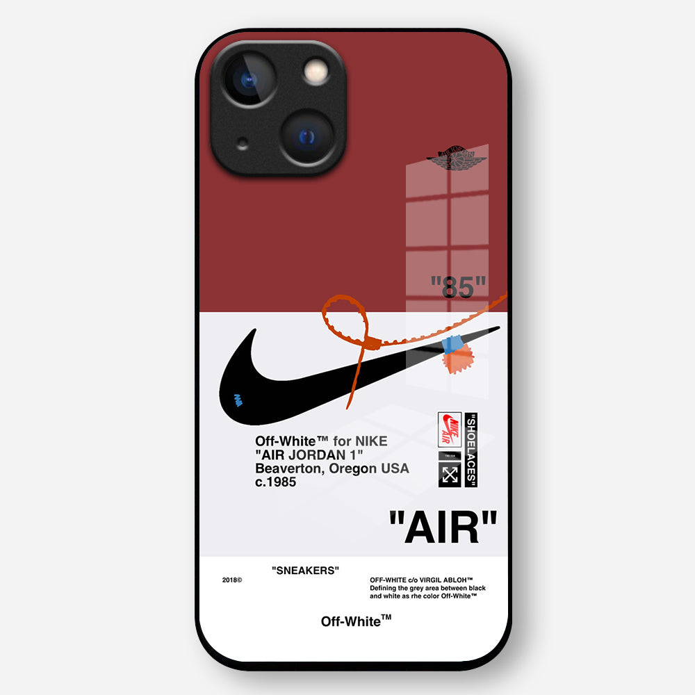 Sneaker Label Glass Case - iPhone