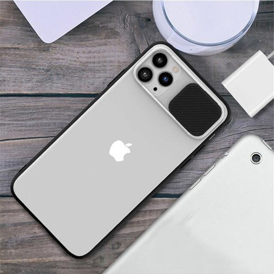 iPhone 12 Mini Camera Lens Slide Protection Matte Case