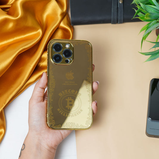 iPhone 12 Pro Crafted Gold Luxurious Camera Protective Case