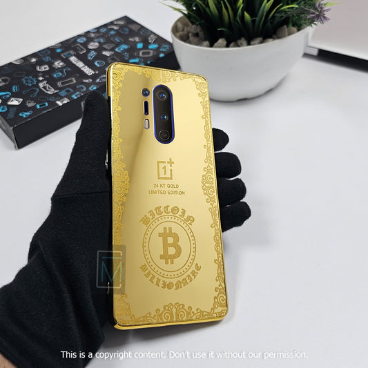 OnePlus 8 Pro Crafted Gold Luxurious Camera Protective Case