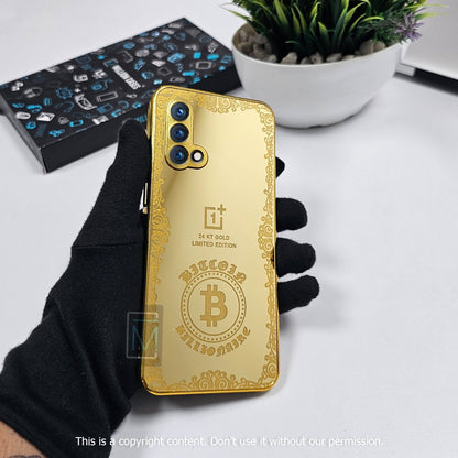 OnePlus 9RT Crafted Gold Luxurious Camera Protective Case