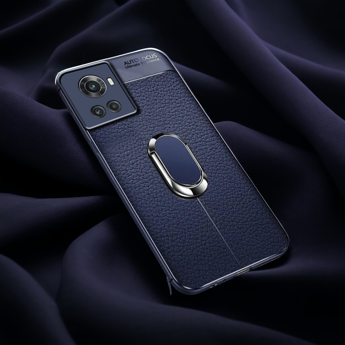 Sleek Urban Leather Ring Holder Case - OnePlus