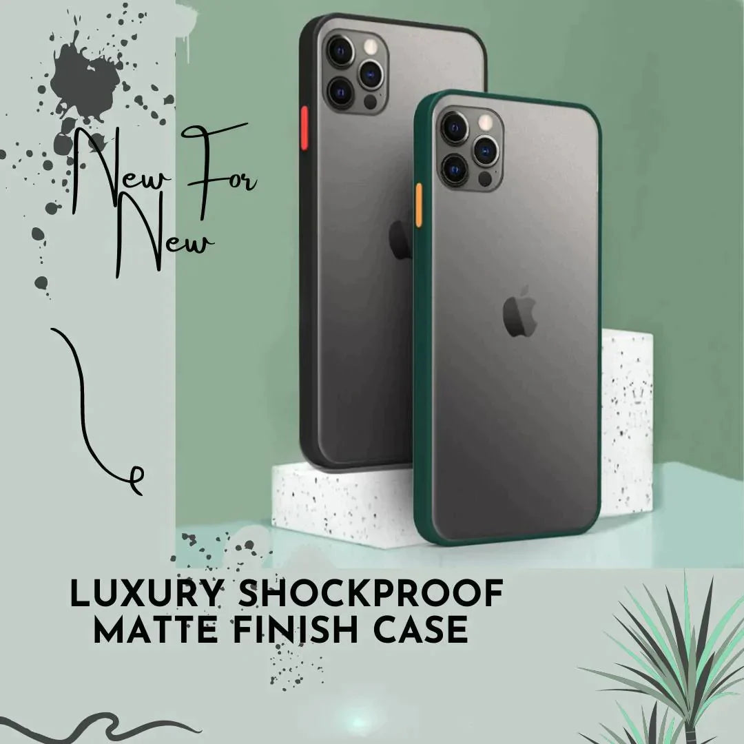 iPhone 13 Pro Luxury Shockproof Matte Finish Case