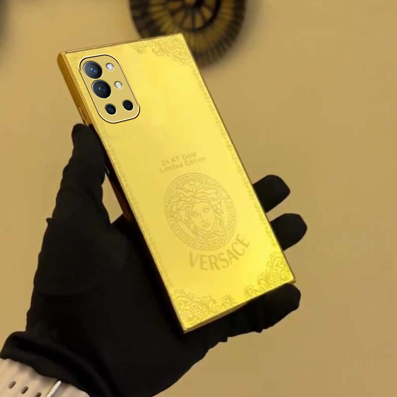 OnePlus 9RT Crafted Gold Luxurious Camera Protective Case