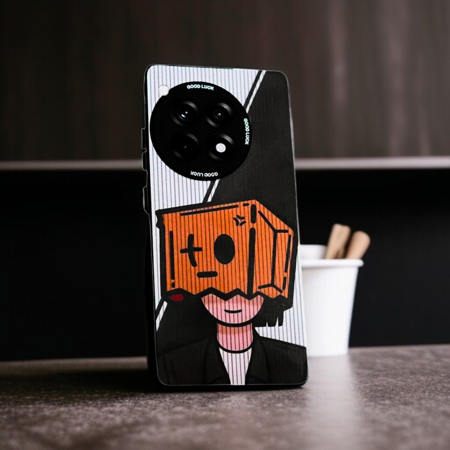 Viral Icon Cardboard Boy Design Case - OnePlus