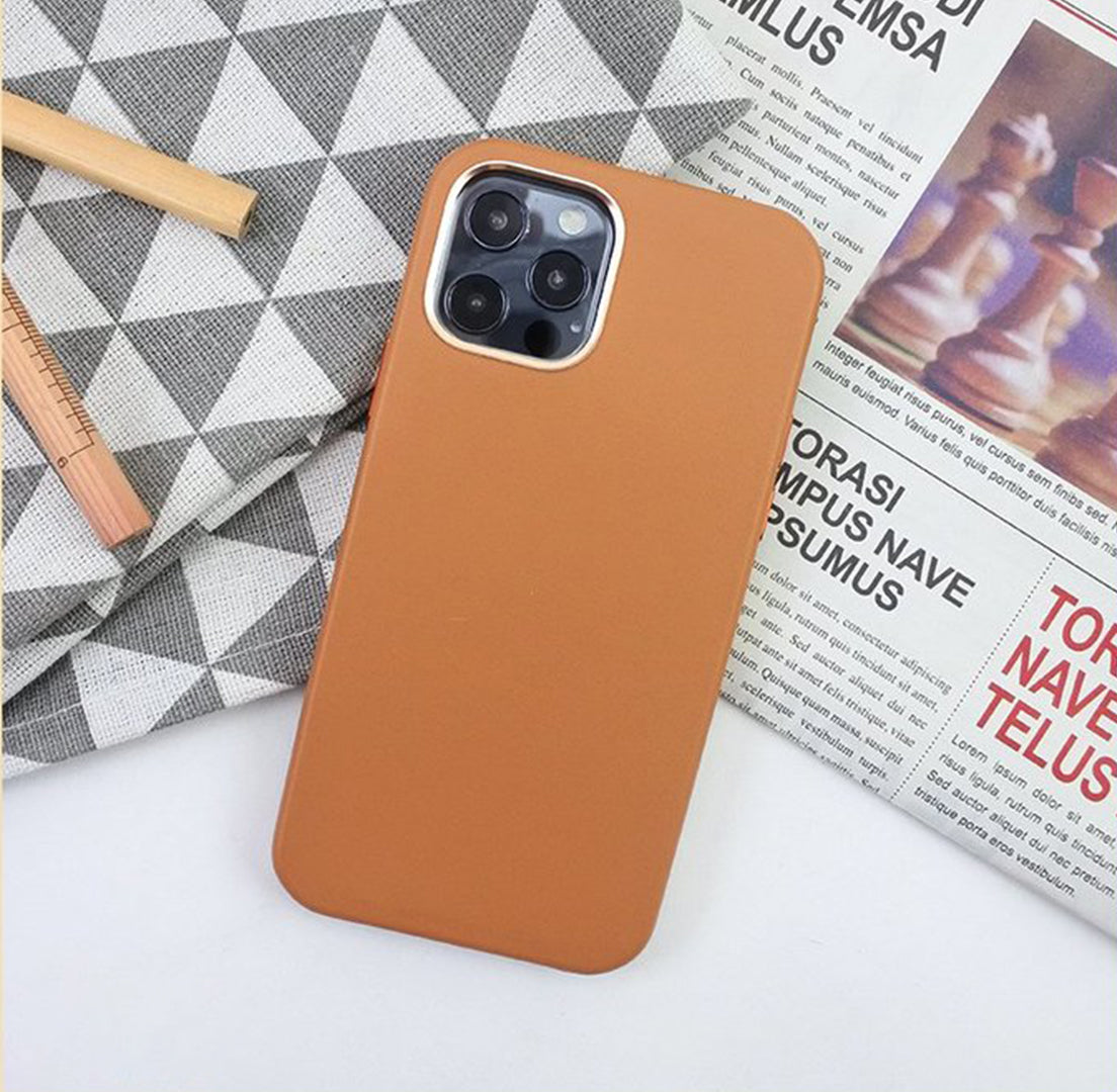 iPhone 12 Luxury Genuine Leather Case