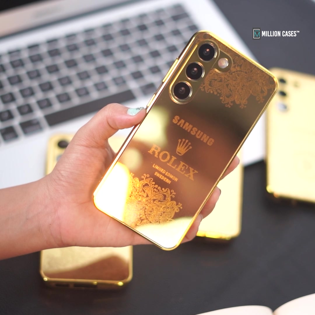 Galaxy S20 FE Crafted Gold Luxurious Camera Protective Case