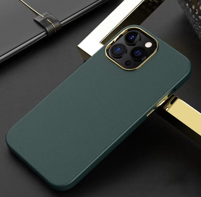 iPhone 12 Luxury Genuine Leather Case