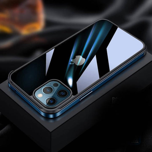 iPhone 14 Plus Luxury Square Metal Frame Case