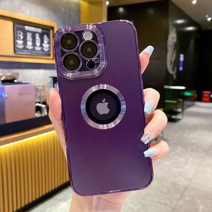 iPhone 13 Pro Glossy Electroplating Logo Display Phone Case