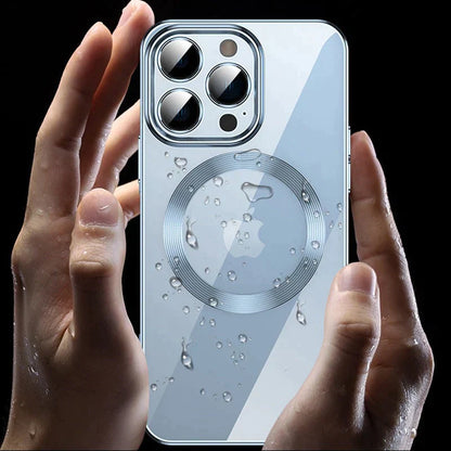 iPhone 12 Pro Luxury Plating Transparent MagSafe Case