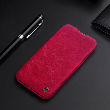 iPhone 13 Pro Max Camera Protection Qin Leather Flip Case
