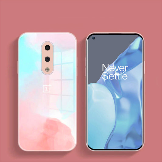 OnePlus 7 Colorful Wave Glass Phone Case