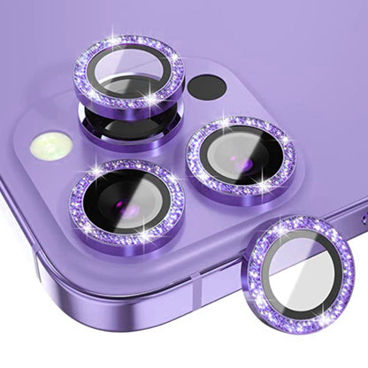 iPhone 15 Series Glitter Diamond Camera Lens Protector