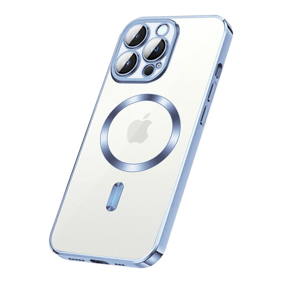 iPhone 15 Series Luxury Magsafe Plating Camera Protection Case