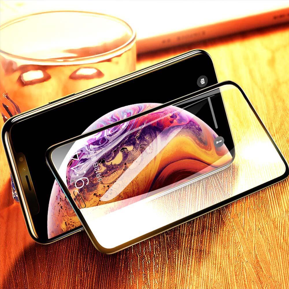 iPhone XS Max Full Glue Oleophobic Screen Protector (Pack Of 2)
