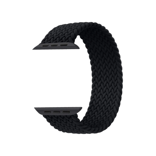 Woven Nylon Braided Solo Loop for Apple Watch [42/44MM] - Charcoal