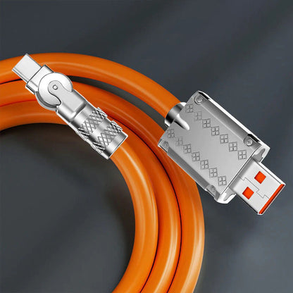 120W 6A Super Fast Rotatable Charging Cable
