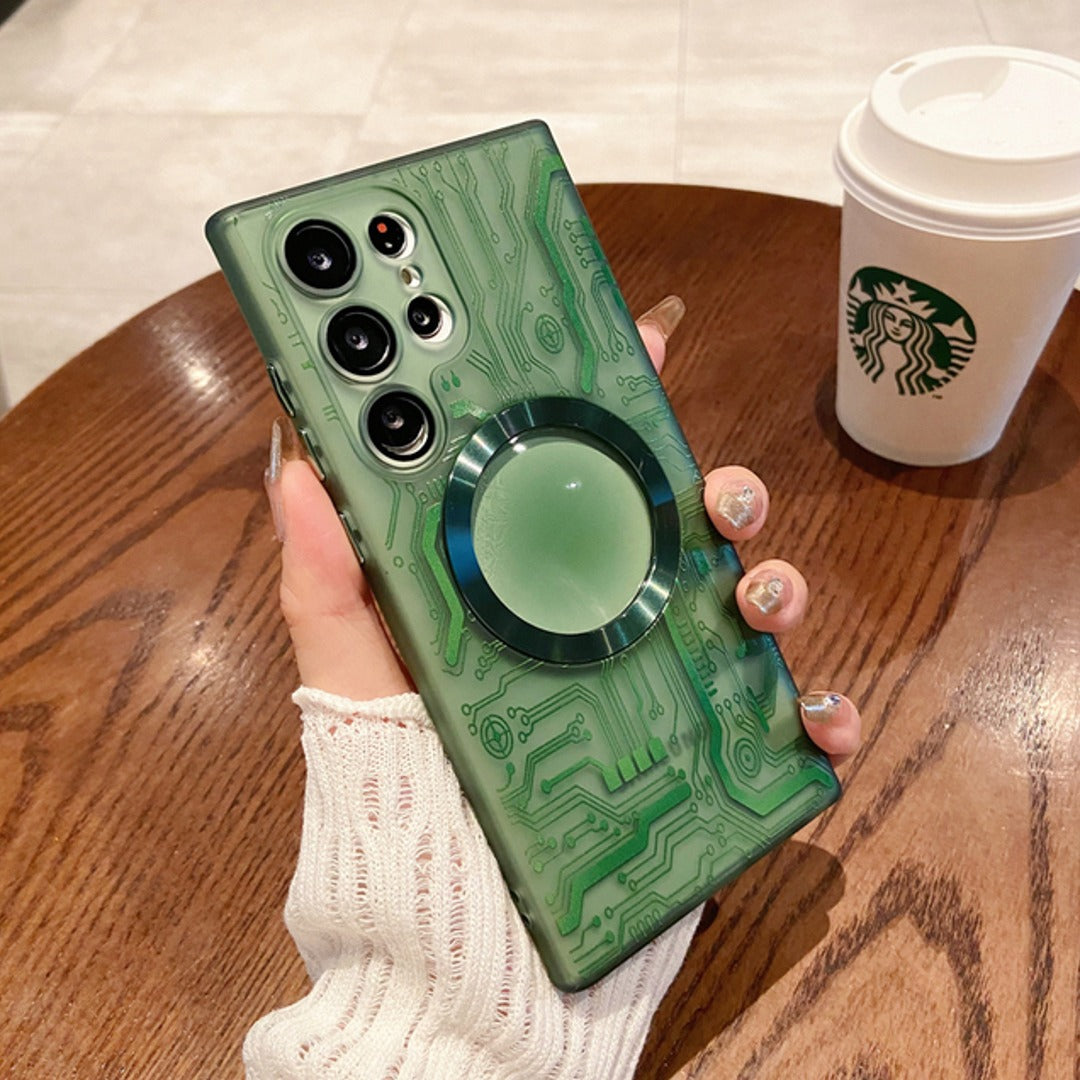 Magnetic Matte Translucent Case - Samsung