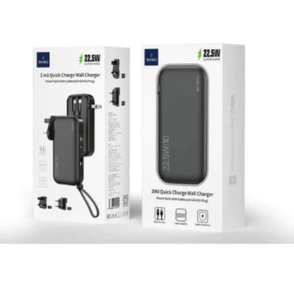 WiWU™ PowerPro 3-in-1 Fast Wall Charger Power Station