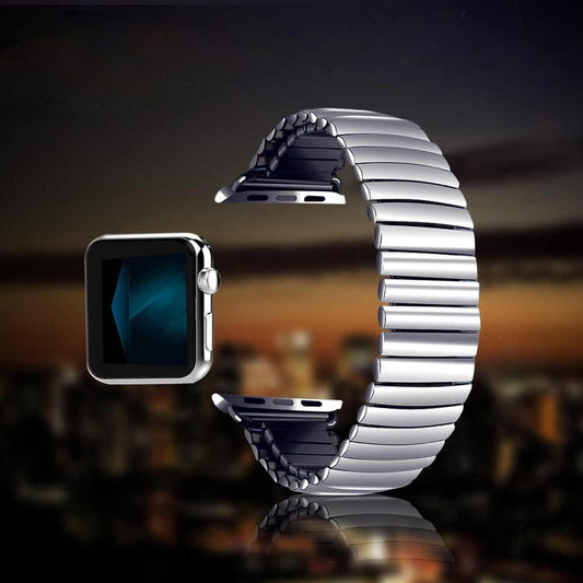 Apple Watch Stretchable Stainless Steel Band [42/44MM] - Silver