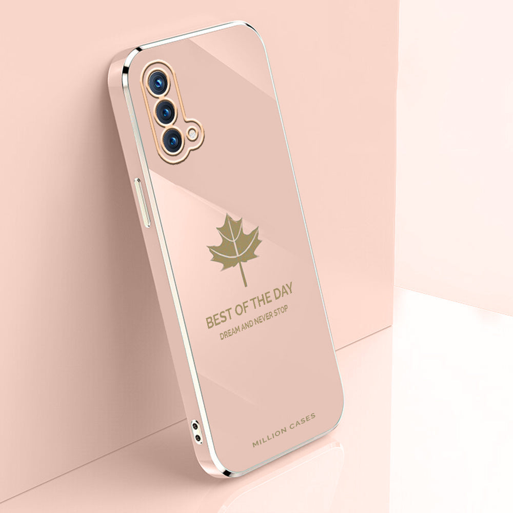 OnePlus Nord CE Electroplating Mapple Leaf Soft Case