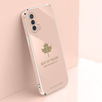 OnePlus Nord CE Electroplating Mapple Leaf Soft Case