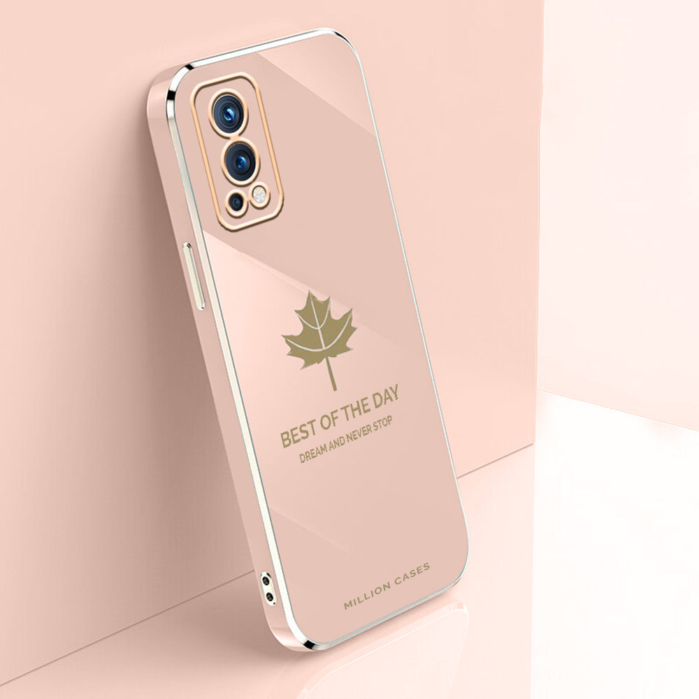 OnePlus Nord 2 Electroplating Mapple Leaf Soft Case