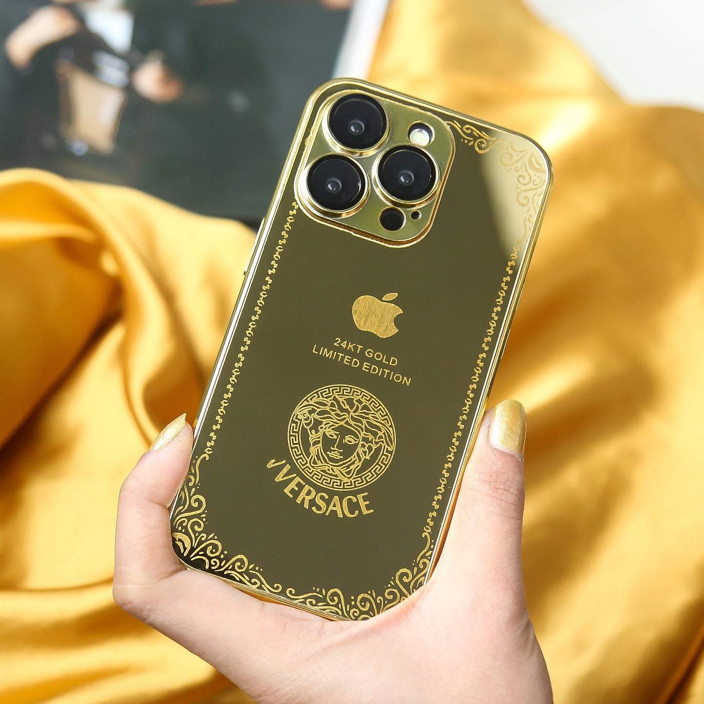 Crafted Gold Luxurious Camera Protective Case - iPhone