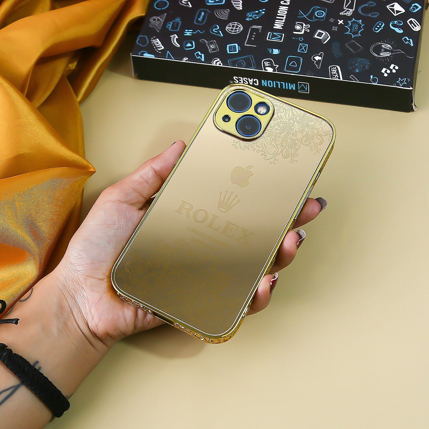 Crafted Gold Luxurious Camera Protective Case - iPhone