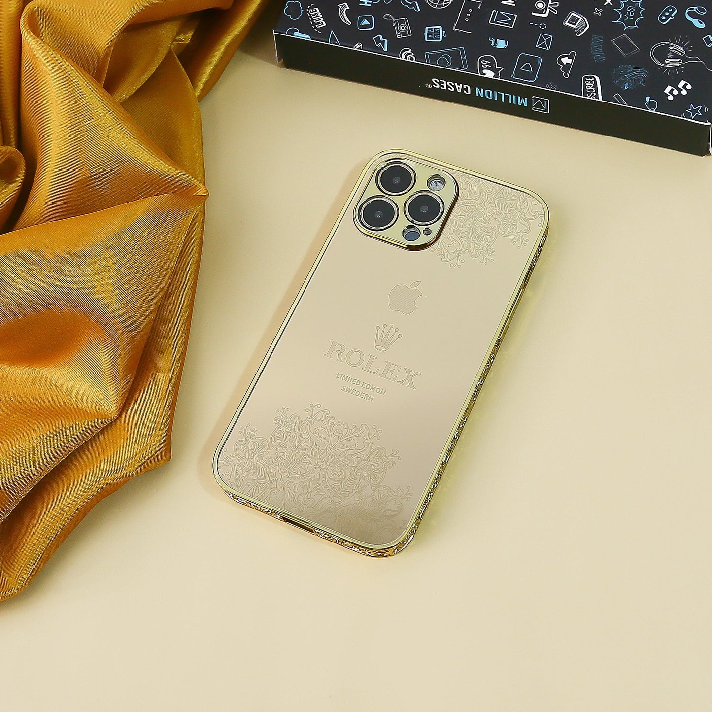 Crafted Gold Luxurious Camera Protective Case - iPhone