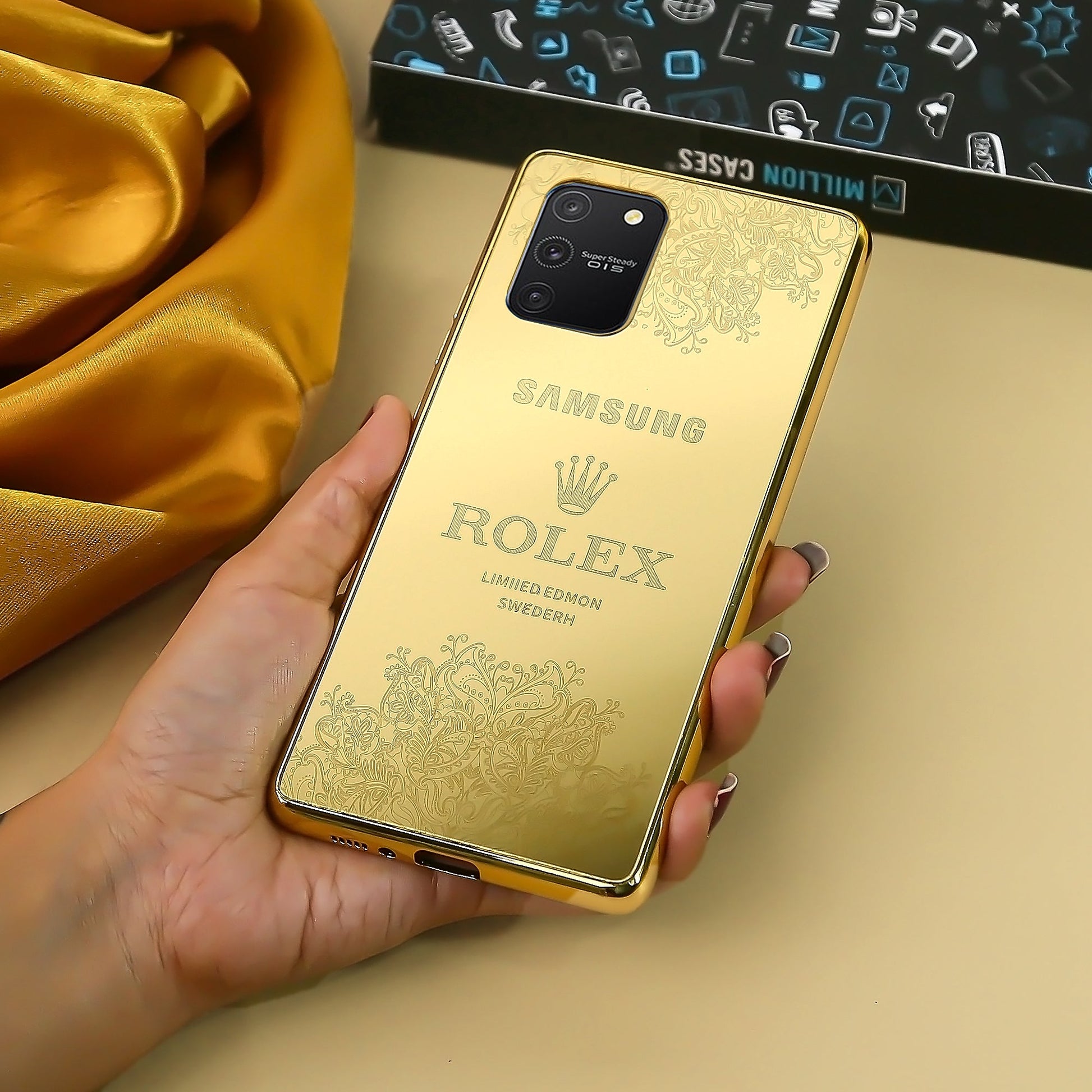Limited Edition Gold Crafted Rolex Case Samsung
