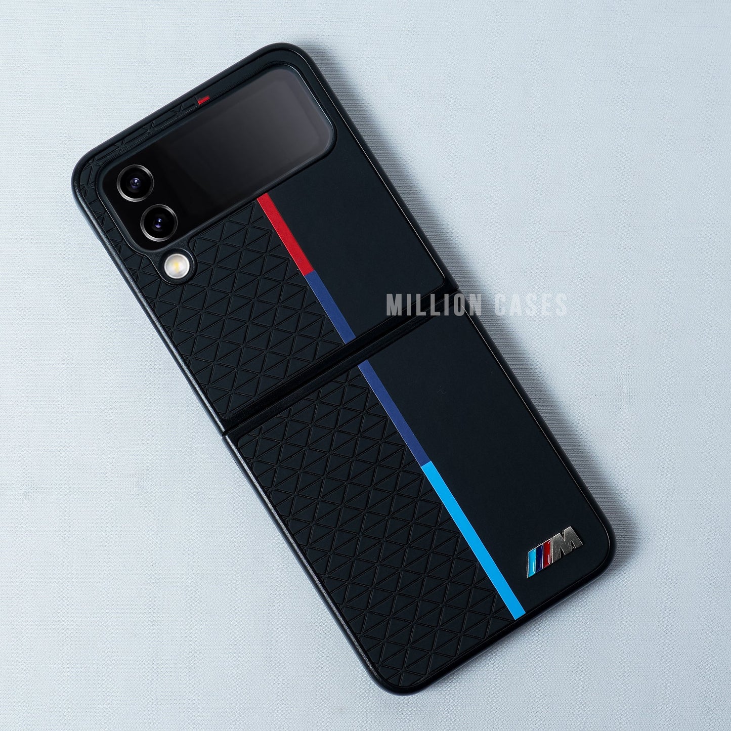 Galaxy Z Flip4 Embossed Triangle Textured Soft TPU Case