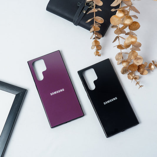 Galaxy S22 Ultra LED Logo Glass Back Case
