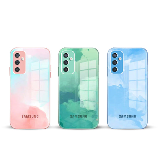 Galaxy M52 Colorful Wave Glass Phone Case