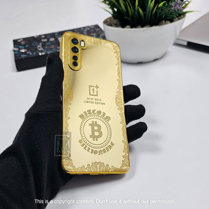 Crafted Gold Bitcoin Luxurious Camera Protective Case - OnePlus