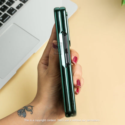 Galaxy Z Fold5 Transparent Glitter Case